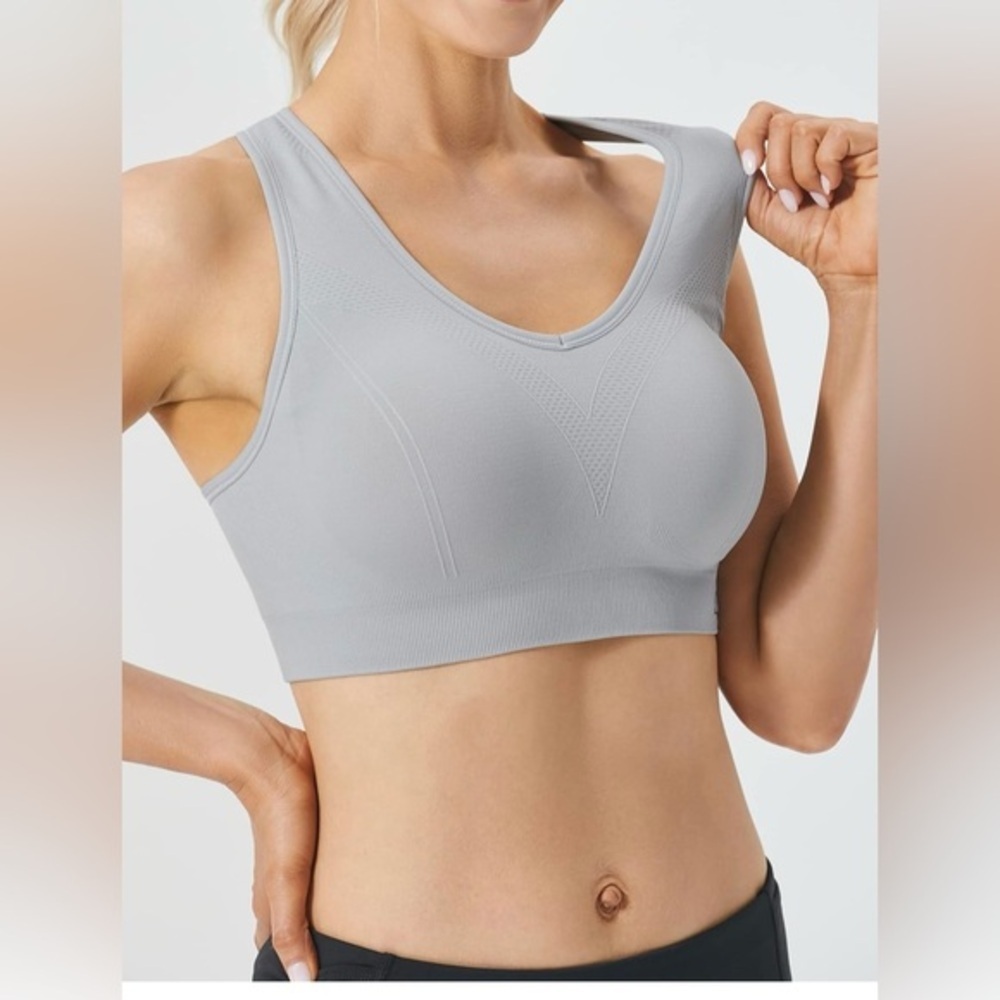 FITTIN Racerback Sports Bras for Women pack 3